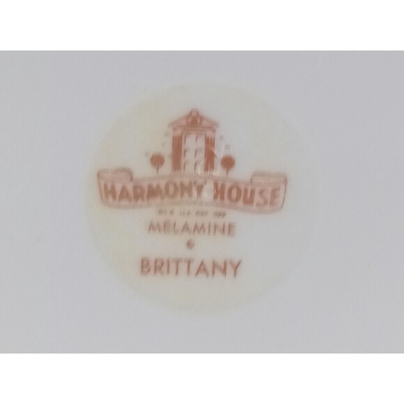Set of four (4) Vintage Harmony House Melmac Dinner Plates by Sears Brittany - Picture 6 of 9